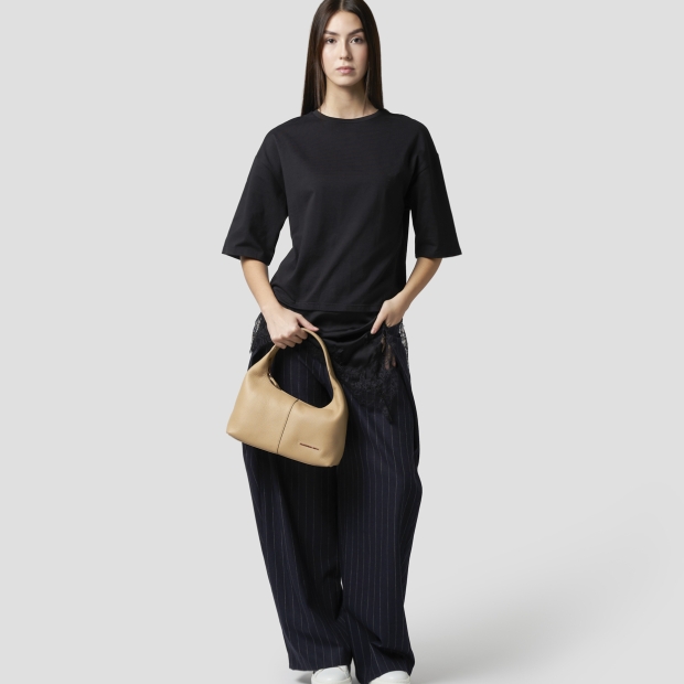 Sneakers Alexander Smith chloe small shoulder bag in beige tumbled leather - 7