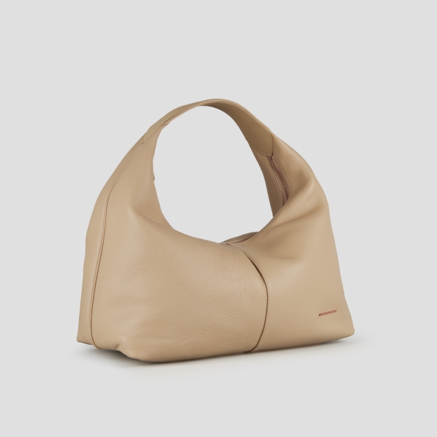 Sneakers Alexander Smith chloe medium shoulder bag in beige tumbled leather - 3