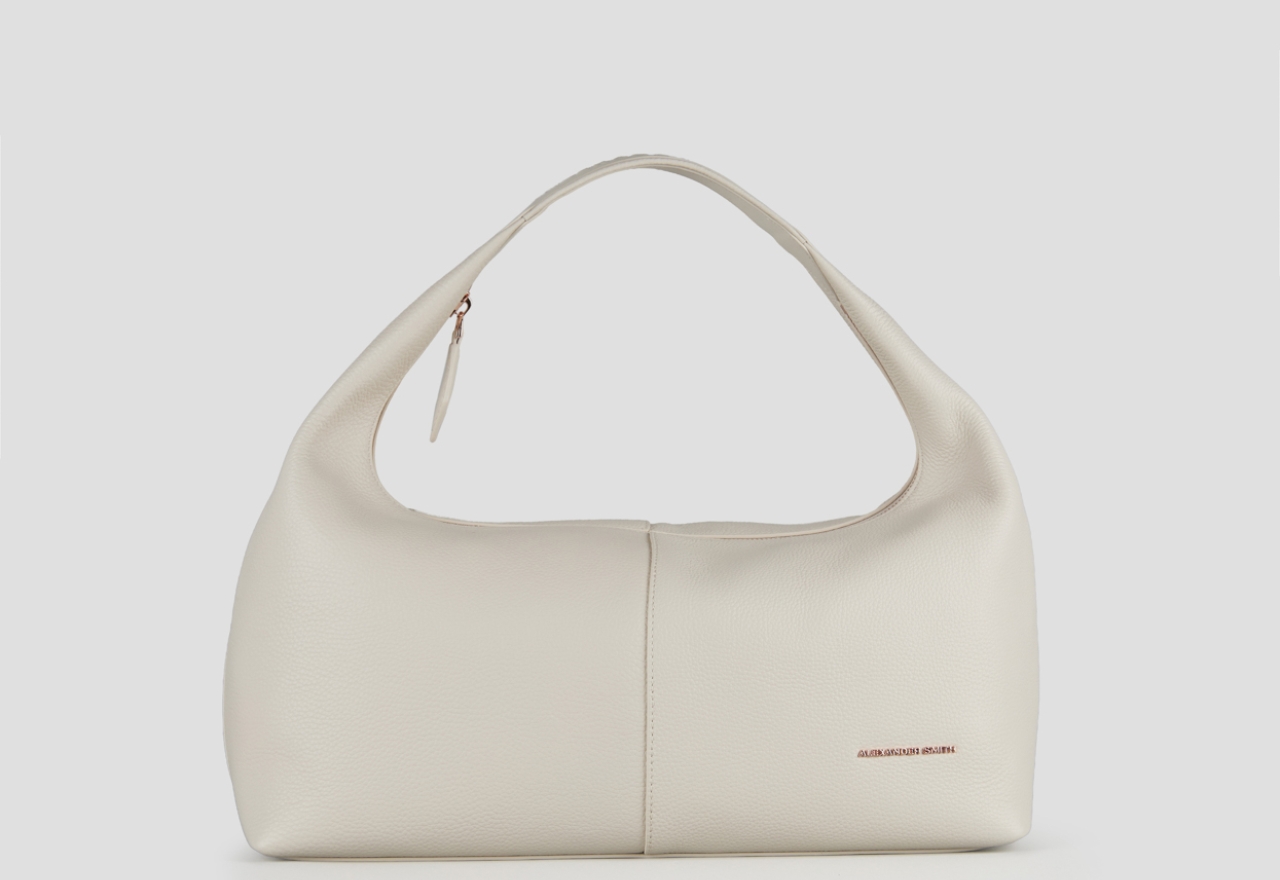 Sneakers Alexander Smith chloe medium shoulder bag in ivory tumbled leather - 1