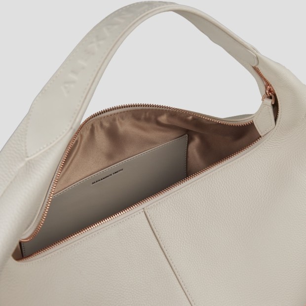 Sneakers Alexander Smith chloe medium shoulder bag in ivory tumbled leather - 6