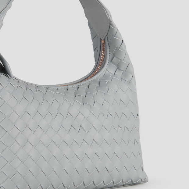 Sneakers Alexander Smith chloe small shoulder bag in azure woven leather - 5