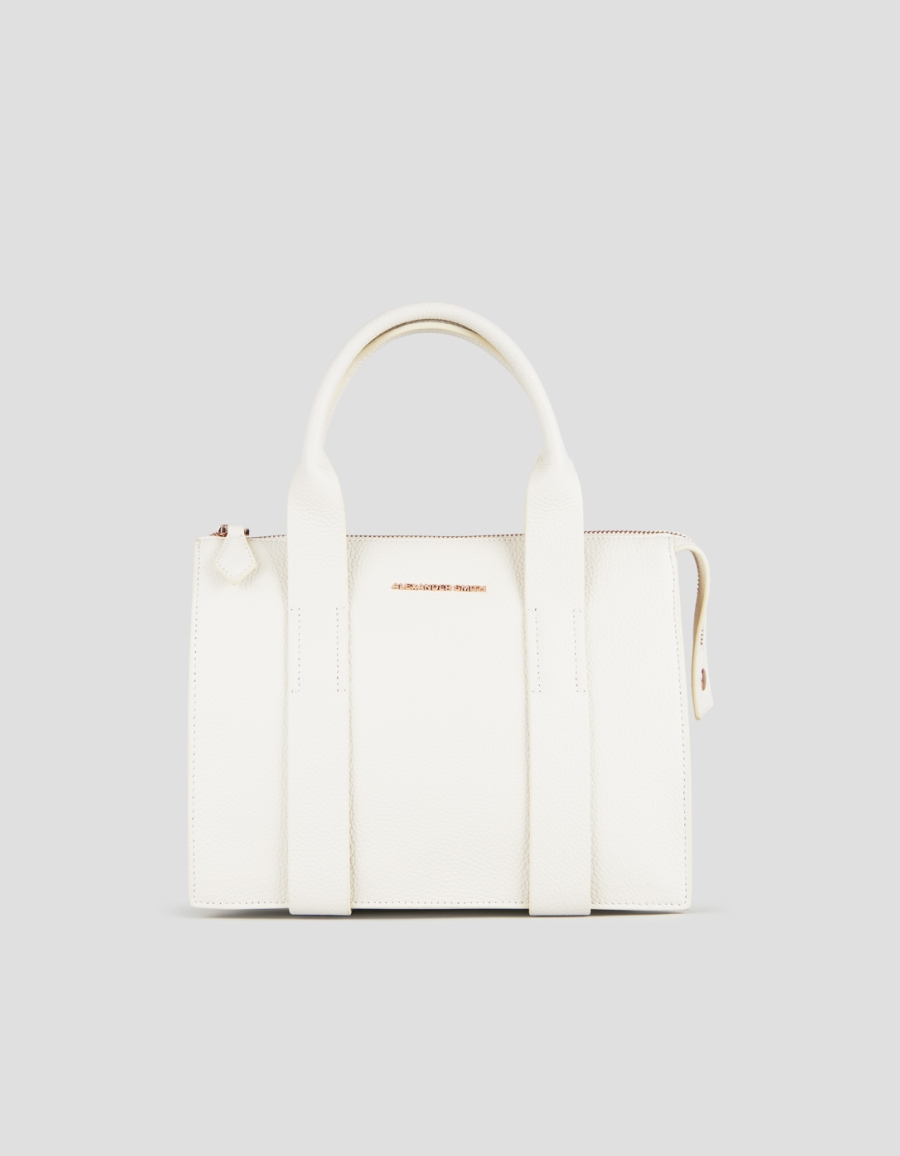 Sneakers Alexander Smith jane small handbag with shoulder strap in ivory leather - 1