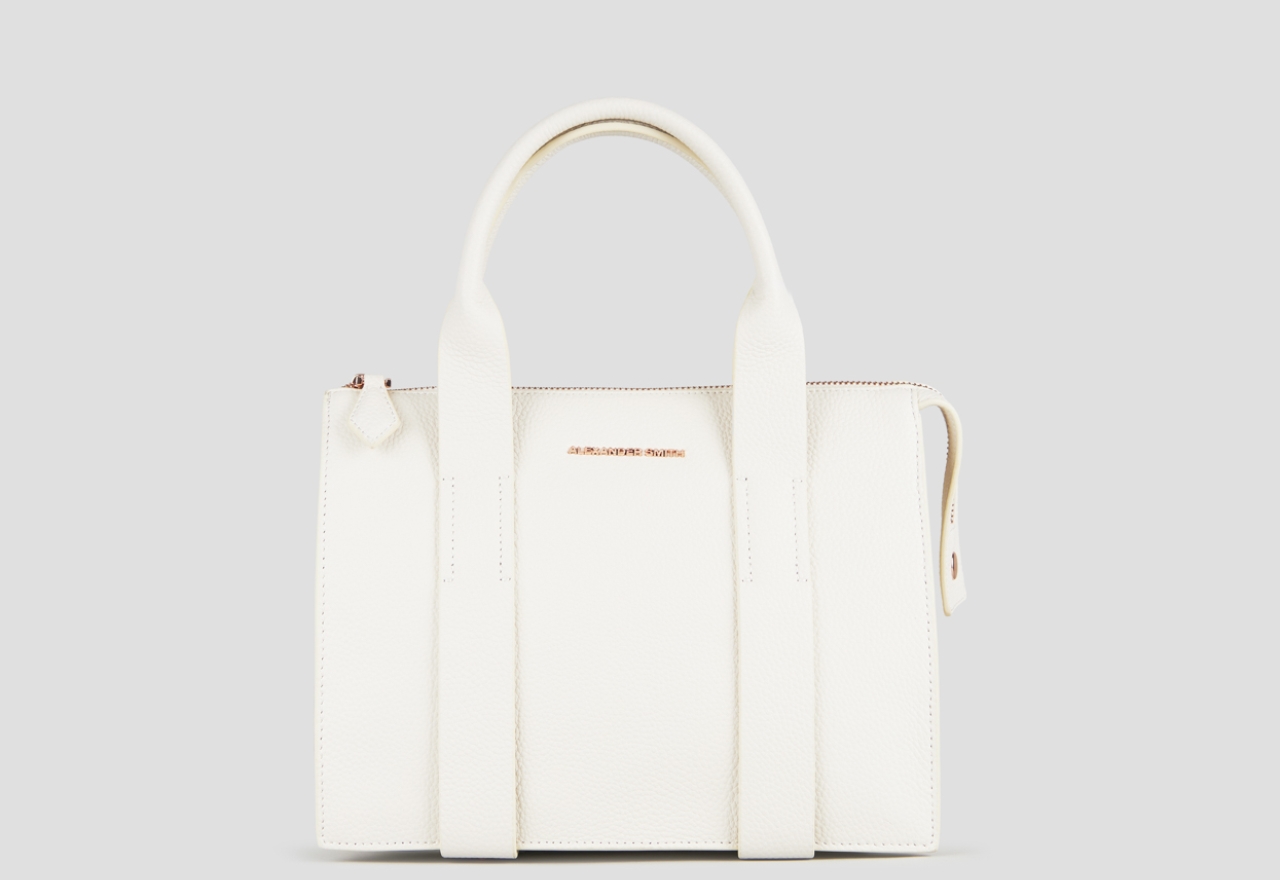 Sneakers Alexander Smith jane small handbag with shoulder strap in ivory leather - 1