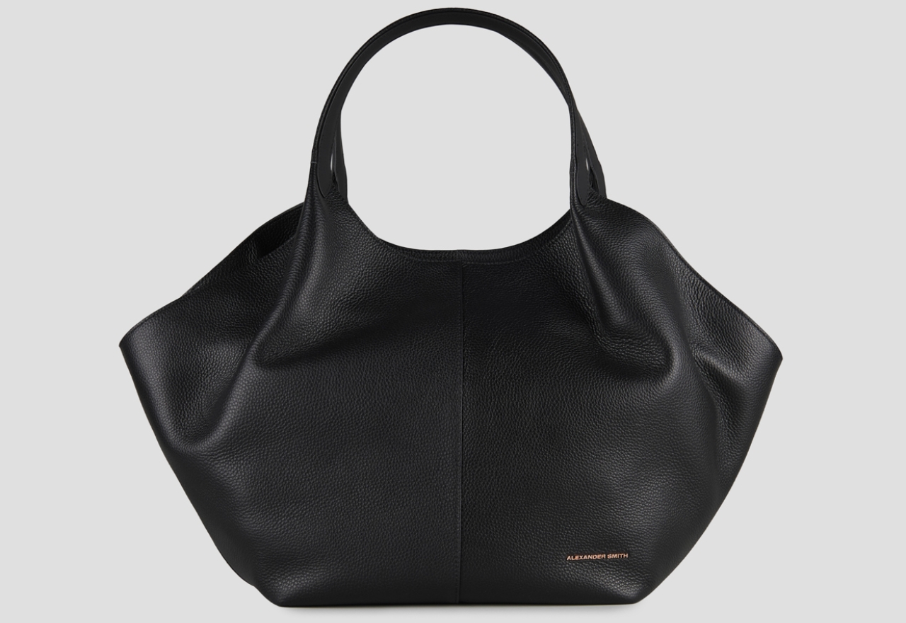 Sneakers Alexander Smith rachel large shoulder bag in black tumbled leather - 1