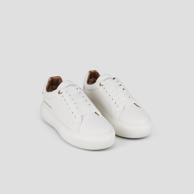 Sneakers Alexander Smith soho woman in soft white leather - 4