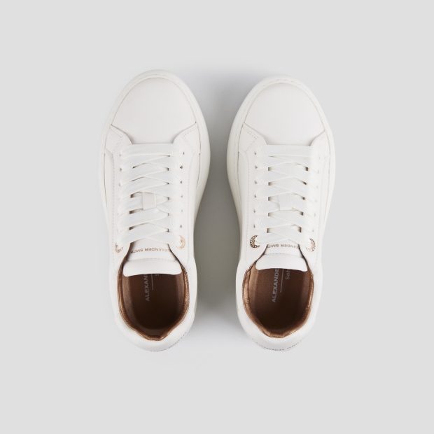 Sneakers Alexander Smith soho woman in soft white leather - 6