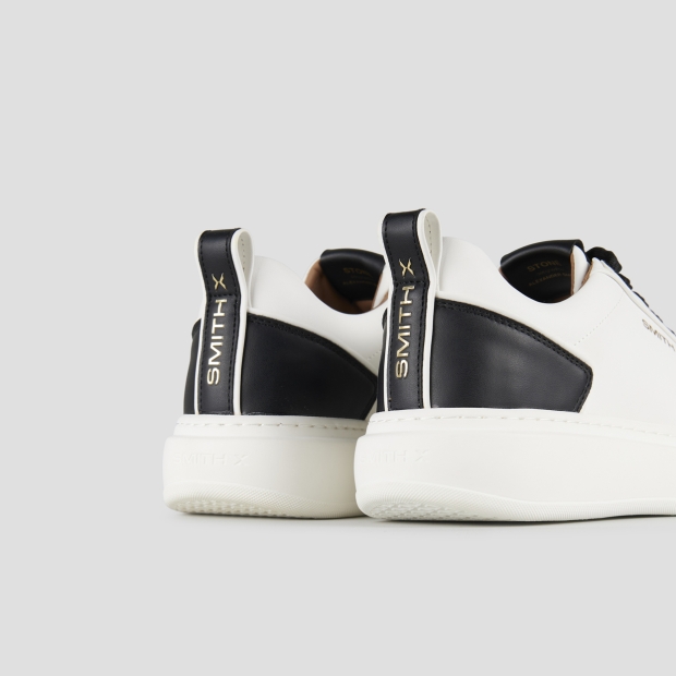 Sneakers Alexander Smith stone man in white with black details - 5