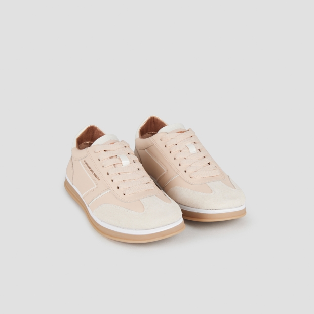 Sneakers Alexander Smith thames woman in light pink leather and suede details - 4
