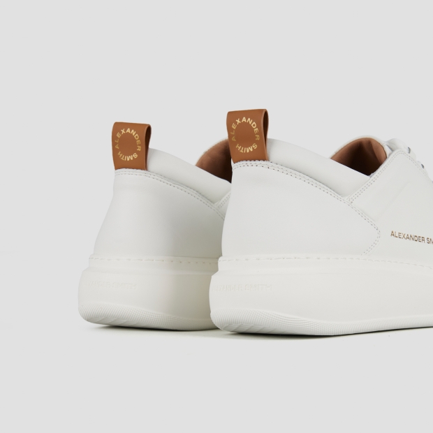 Sneakers Alexander Smith wembley man high frequency in white nappa leather - 5