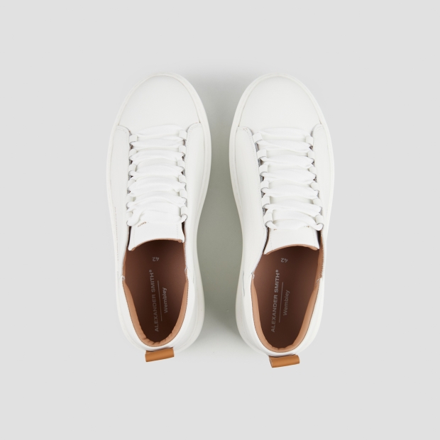 Sneakers Alexander Smith wembley man high frequency in white nappa leather - 6