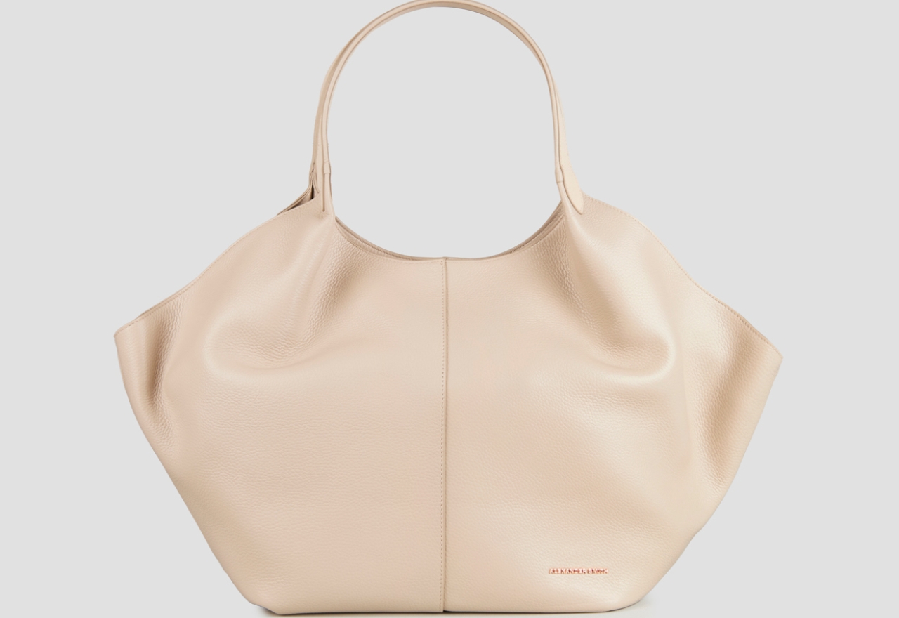 Sneakers Alexander Smith rachel large shoulder bag in dark ivory tumbled leather - 1