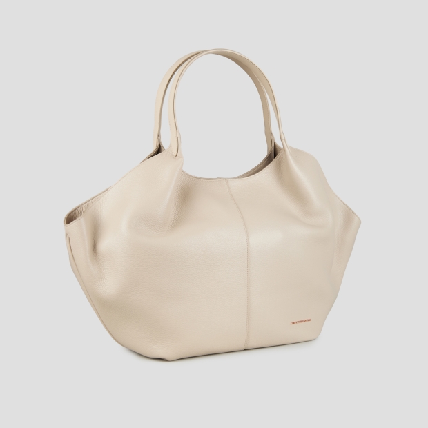 Sneakers Alexander Smith rachel large shoulder bag in dark ivory tumbled leather - 3