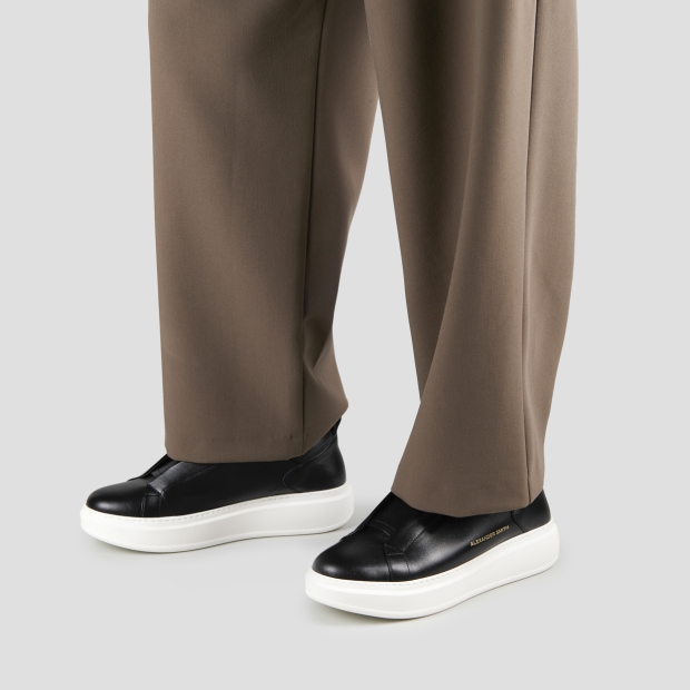 Sneakers Alexander Smith wembley slip-on man in black nappa leather - 2