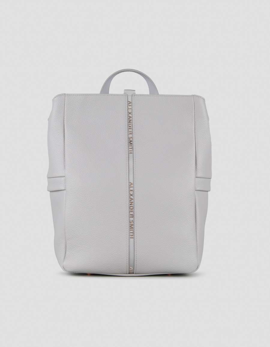 Sneakers Alexander Smith daisy backpack in light grey tumbled leather - 1