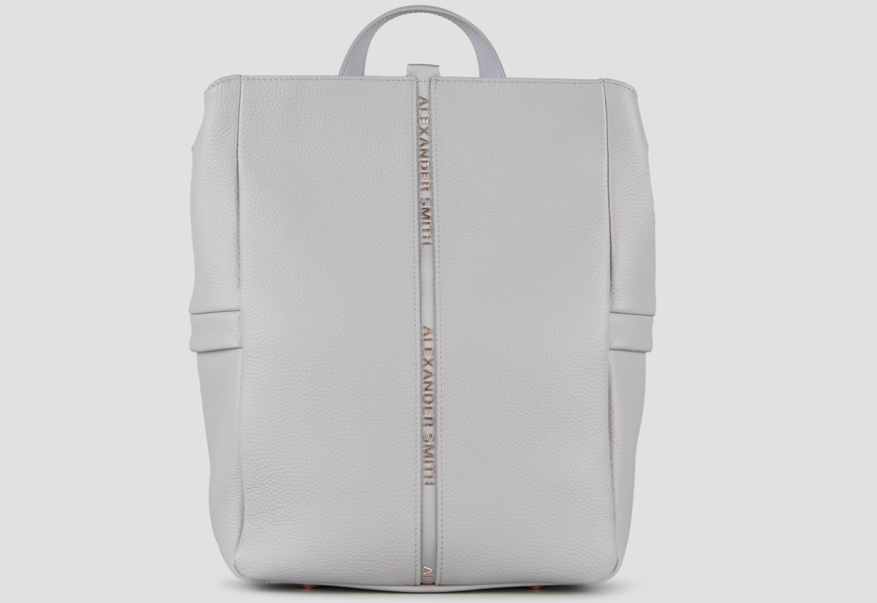 Sneakers Alexander Smith daisy backpack in light grey tumbled leather - 1