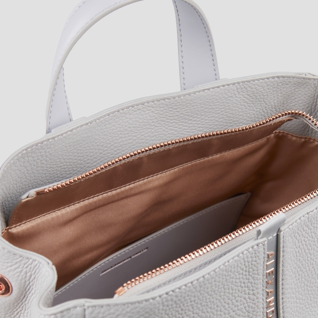 Sneakers Alexander Smith daisy backpack in light grey tumbled leather - 4