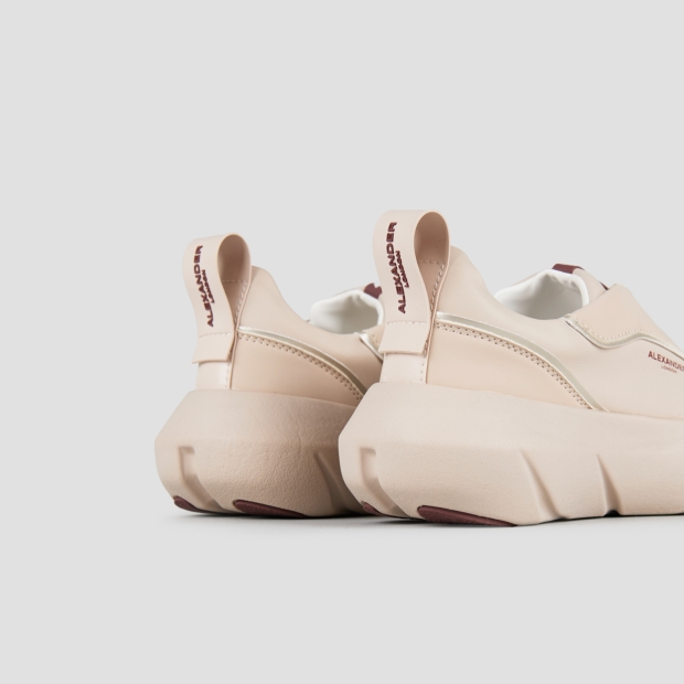 Sneakers Alexander Smith eclipse woman in beige leather - 5