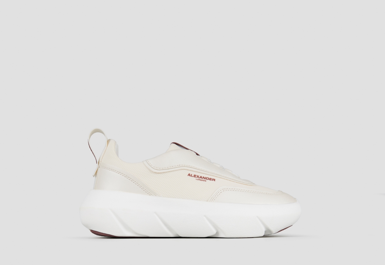 Sneakers Alexander Smith eclipse woman in ivory leather and technical fabric - 1