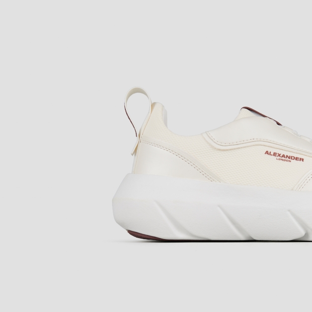 Sneakers Alexander Smith eclipse woman in ivory leather and technical fabric - 3