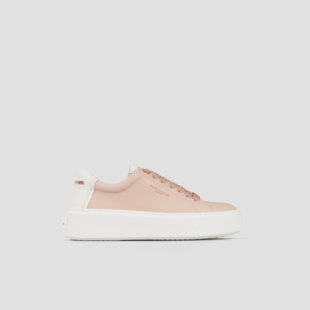 Sneakers Alexander Smith london woman in light rose leather and white back - 1