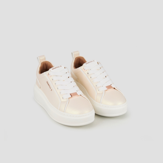 Sneakers Alexander Smith stone woman in pearly cream - 4