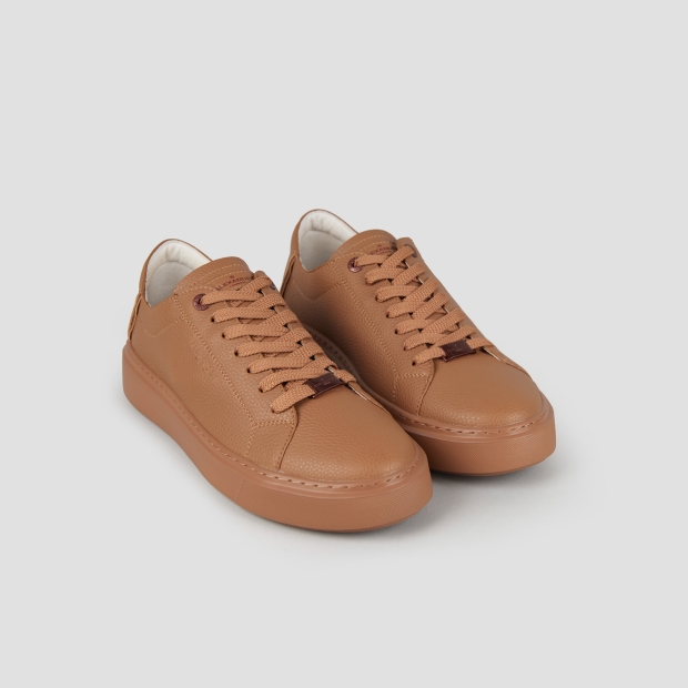 Sneakers Alexander Smith london man deconstructed in sand leather and sole - 3