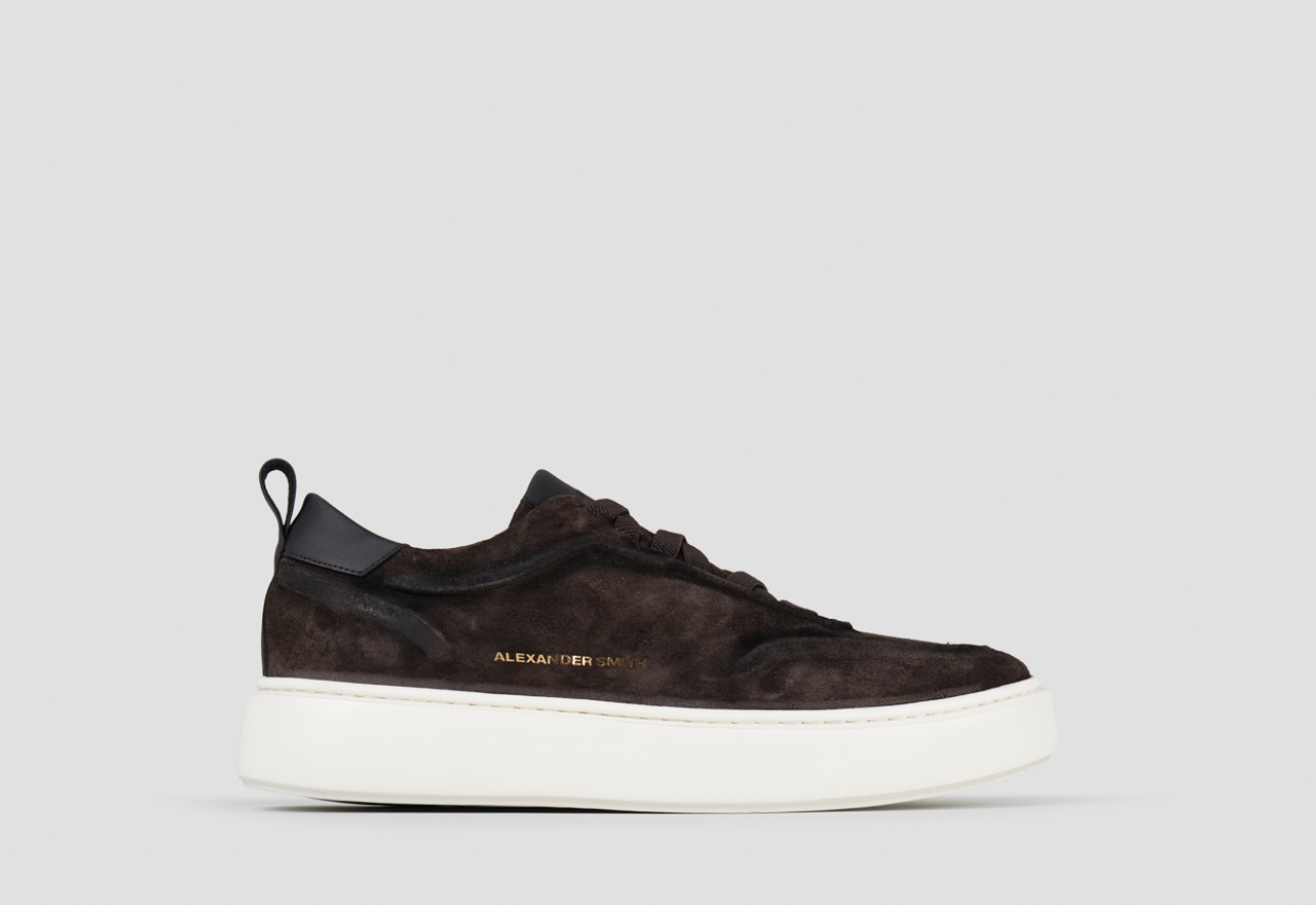 Sneakers Alexander Smith york man in dark grey washed suede - 1