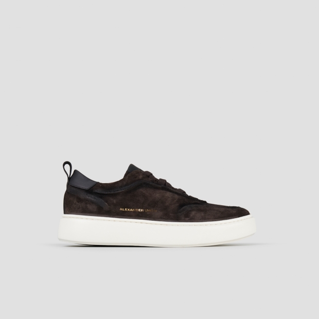 Sneakers Alexander Smith york man in dark grey washed suede - 1