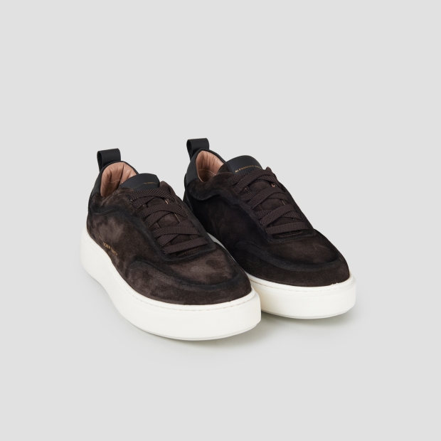Sneakers Alexander Smith york man in dark grey washed suede - 4
