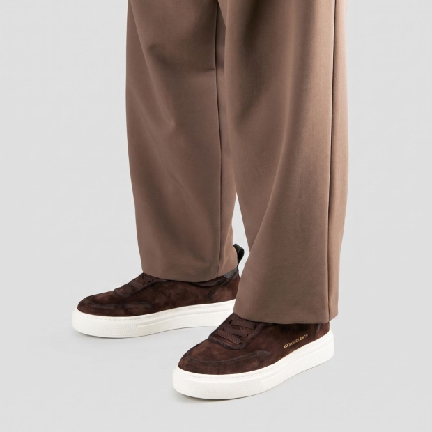 Sneakers Alexander Smith york man in dark brown washed suede - 2