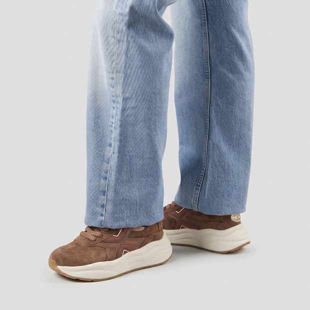 Sneakers Alexander Smith horizon woman in brown suede - 2