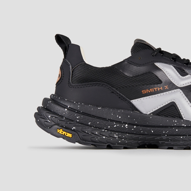 Sneakers Alexander Smith horizon man in black ripstop and black vibram sole - 3