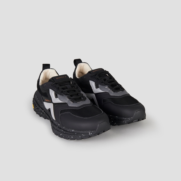 Sneakers Alexander Smith horizon man in black ripstop and black vibram sole - 4