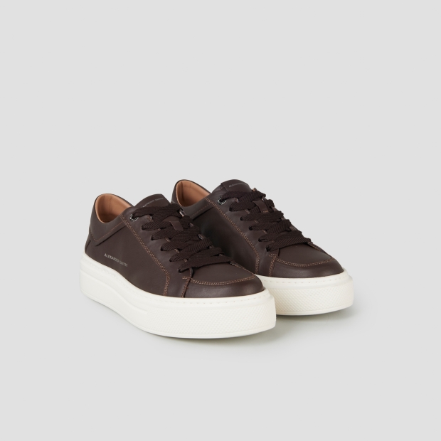 Sneakers Alexander Smith regent man in dark brown goat's leather - 4