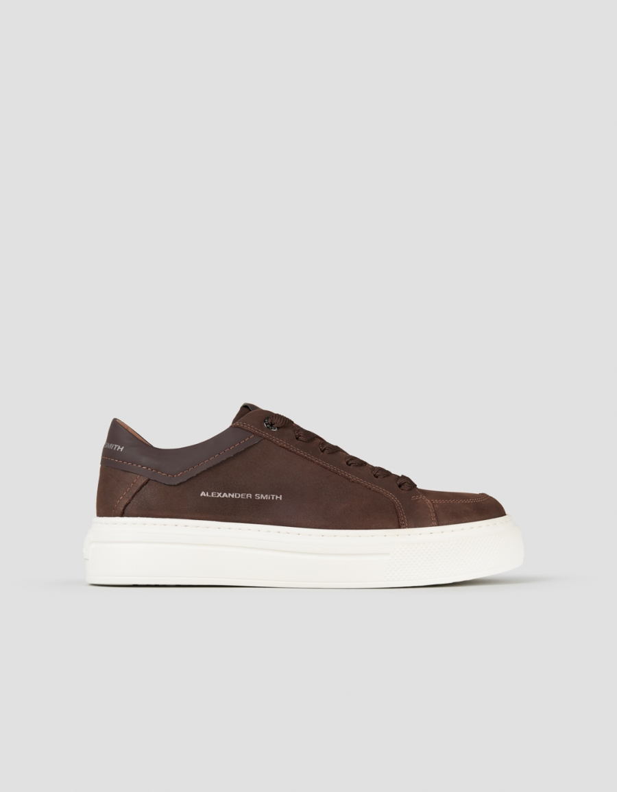Sneakers Alexander Smith regent man in dark brown nubuck - 1