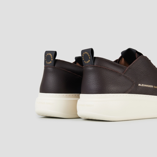 Sneakers Alexander Smith wembley man deconstructed in dark brown tumbled leather - 5