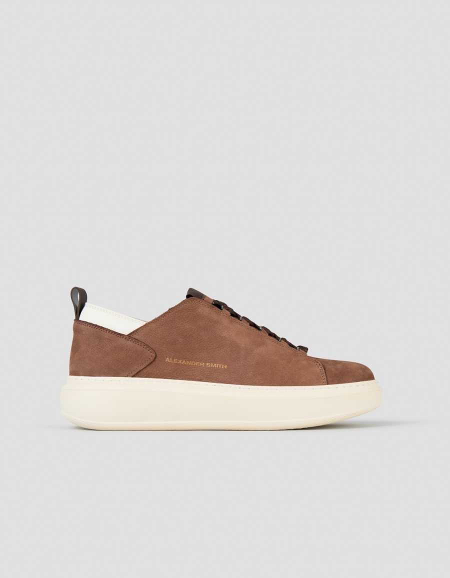 Sneakers Alexander Smith wembley man deconstructed in brown tumbled nubuck - 1