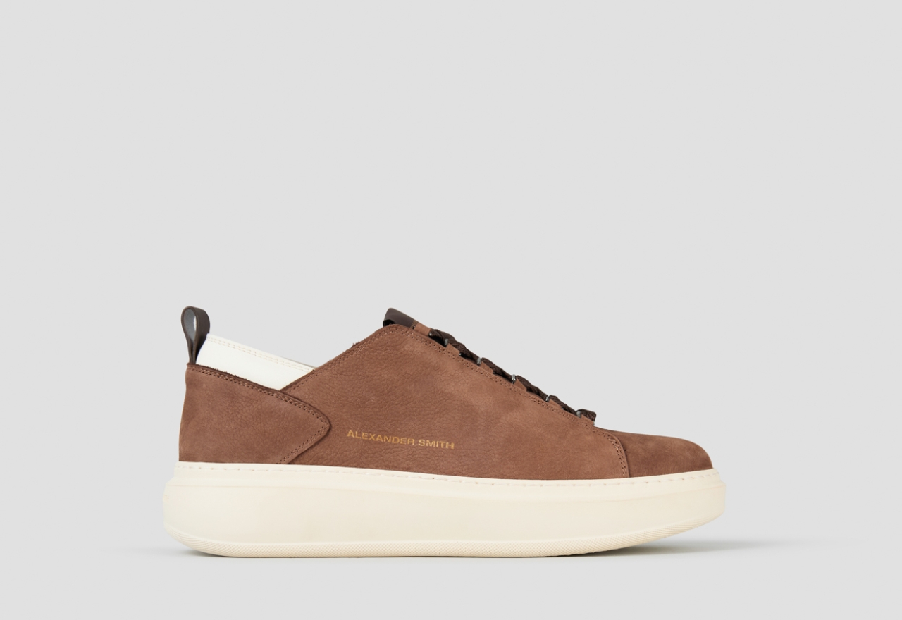Sneakers Alexander Smith wembley man deconstructed in brown tumbled nubuck - 1