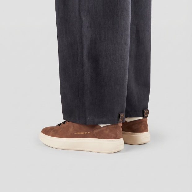 Sneakers Alexander Smith wembley man deconstructed in brown tumbled nubuck - 2