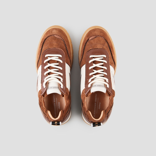 Sneakers Alexander Smith abbey woman in brown leather and suede - 5