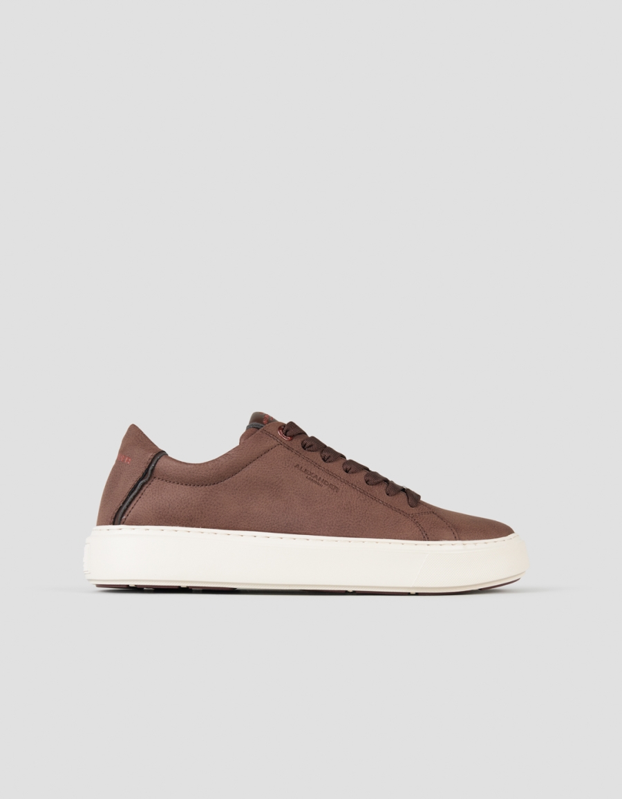 Sneakers Alexander Smith london man in dark brown tumbled suede - 1