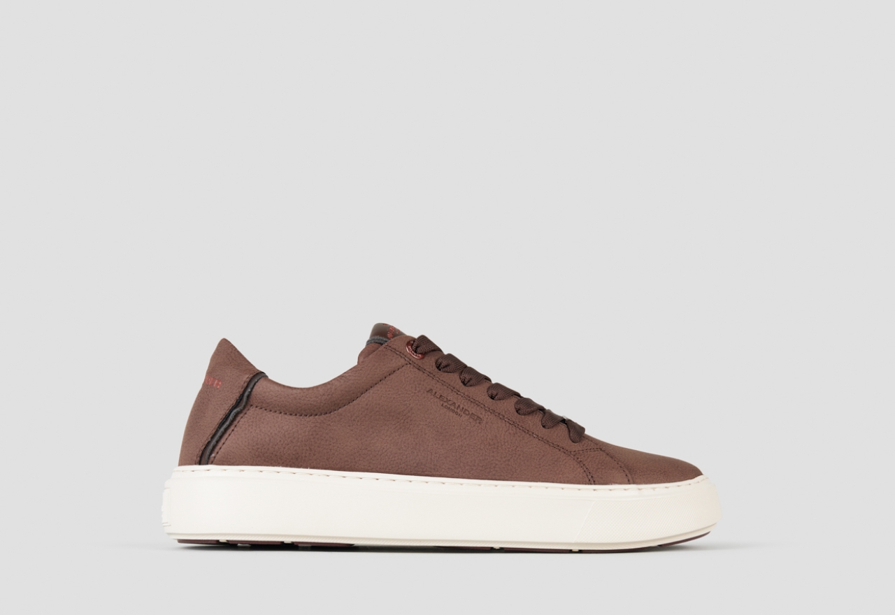 Sneakers Alexander Smith london man in dark brown tumbled suede - 1