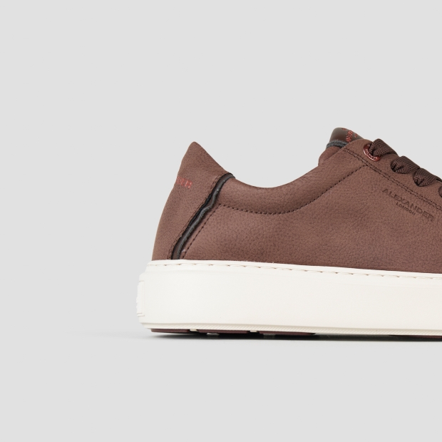 Sneakers Alexander Smith london man in dark brown tumbled suede - 3
