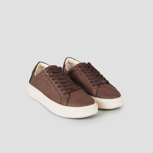 Sneakers Alexander Smith london man in dark brown tumbled suede - 4