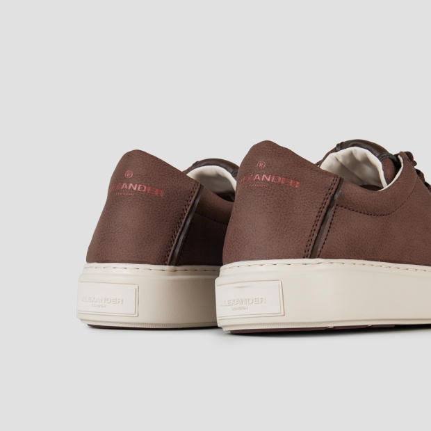 Sneakers Alexander Smith london man in dark brown tumbled suede - 5
