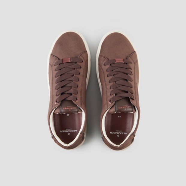 Sneakers Alexander Smith london man in dark brown tumbled suede - 6