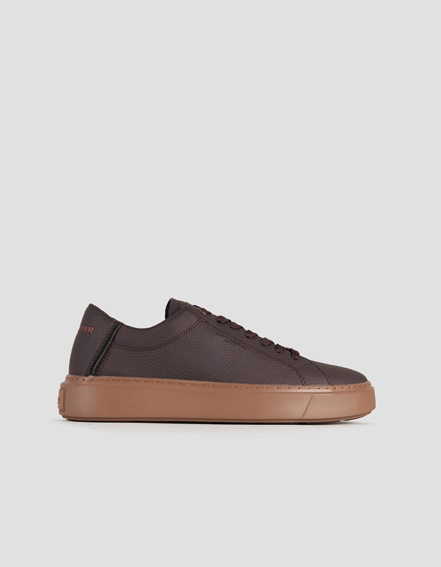 Sneakers Alexander Smith london man deconstructed in dark brown tumbled leather - 1