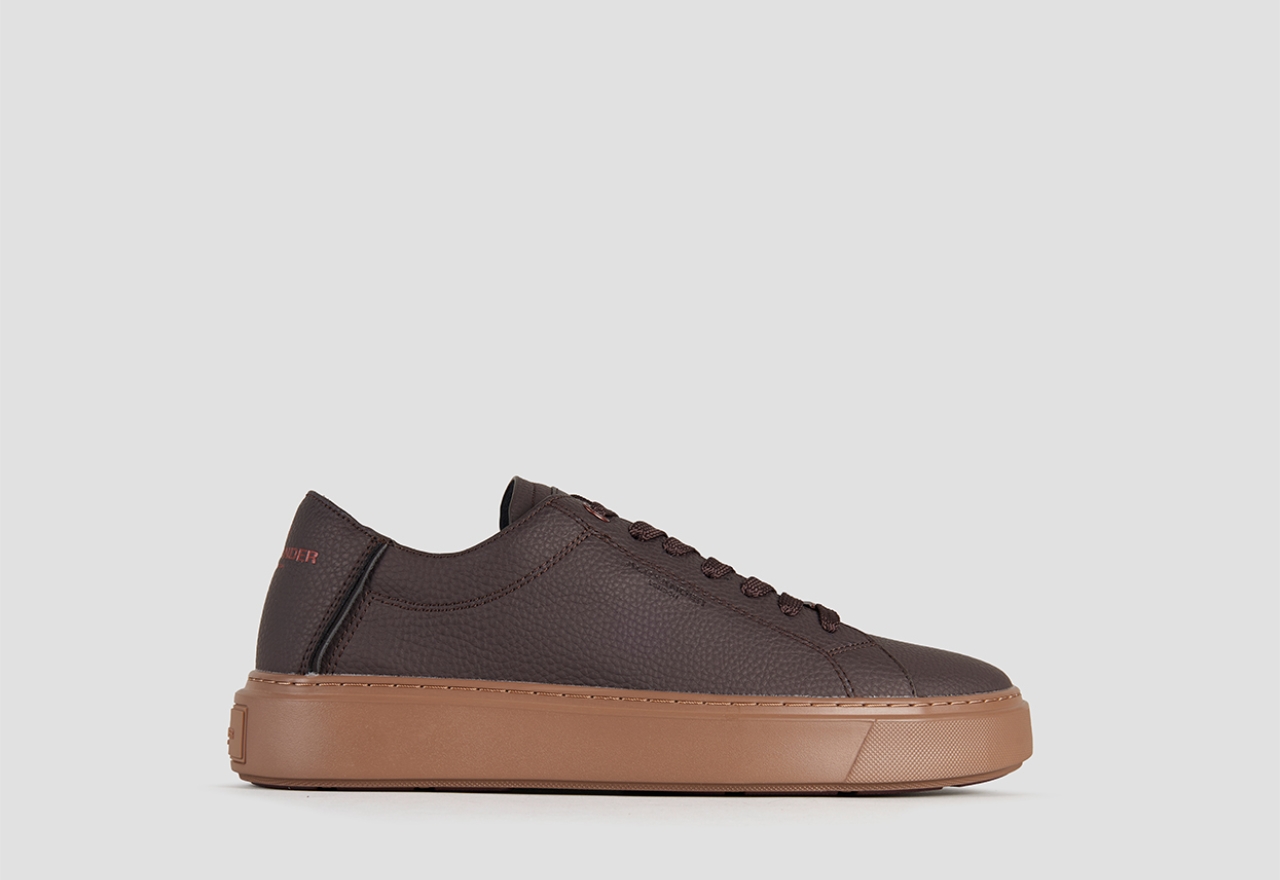Sneakers Alexander Smith london man deconstructed in dark brown tumbled leather - 1
