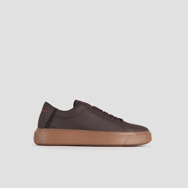 Sneakers Alexander Smith london man deconstructed in dark brown tumbled leather - 1