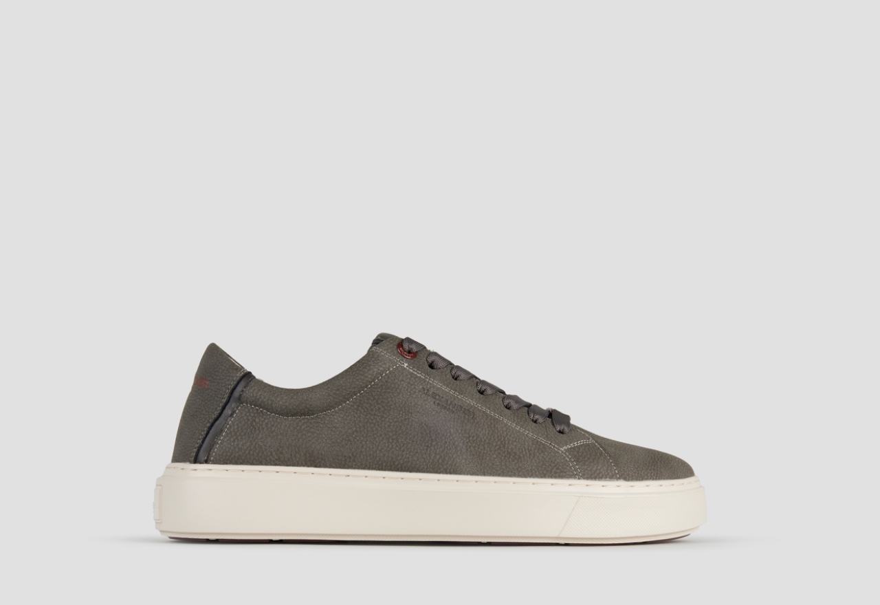Sneakers Alexander Smith london man in dark grey tumbled suede - 1